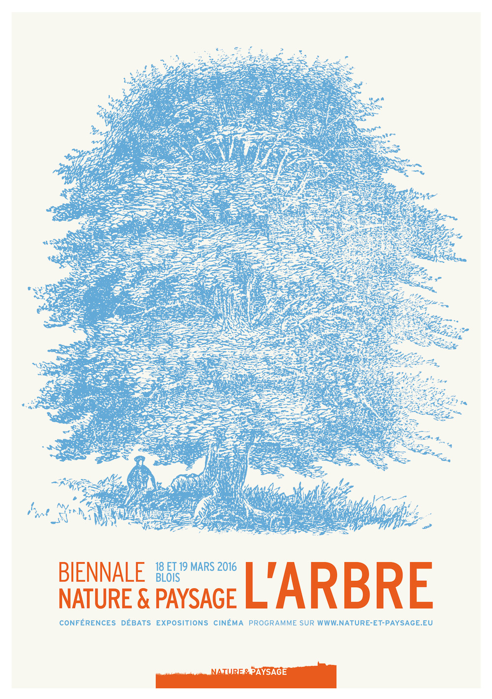 affiche de la biennale nature et paysages 2016