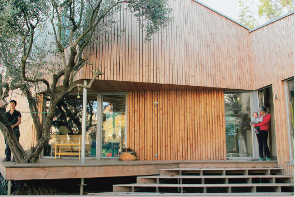 maison en bois