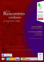 affiche des rencontres catalanes de la pierre sèche